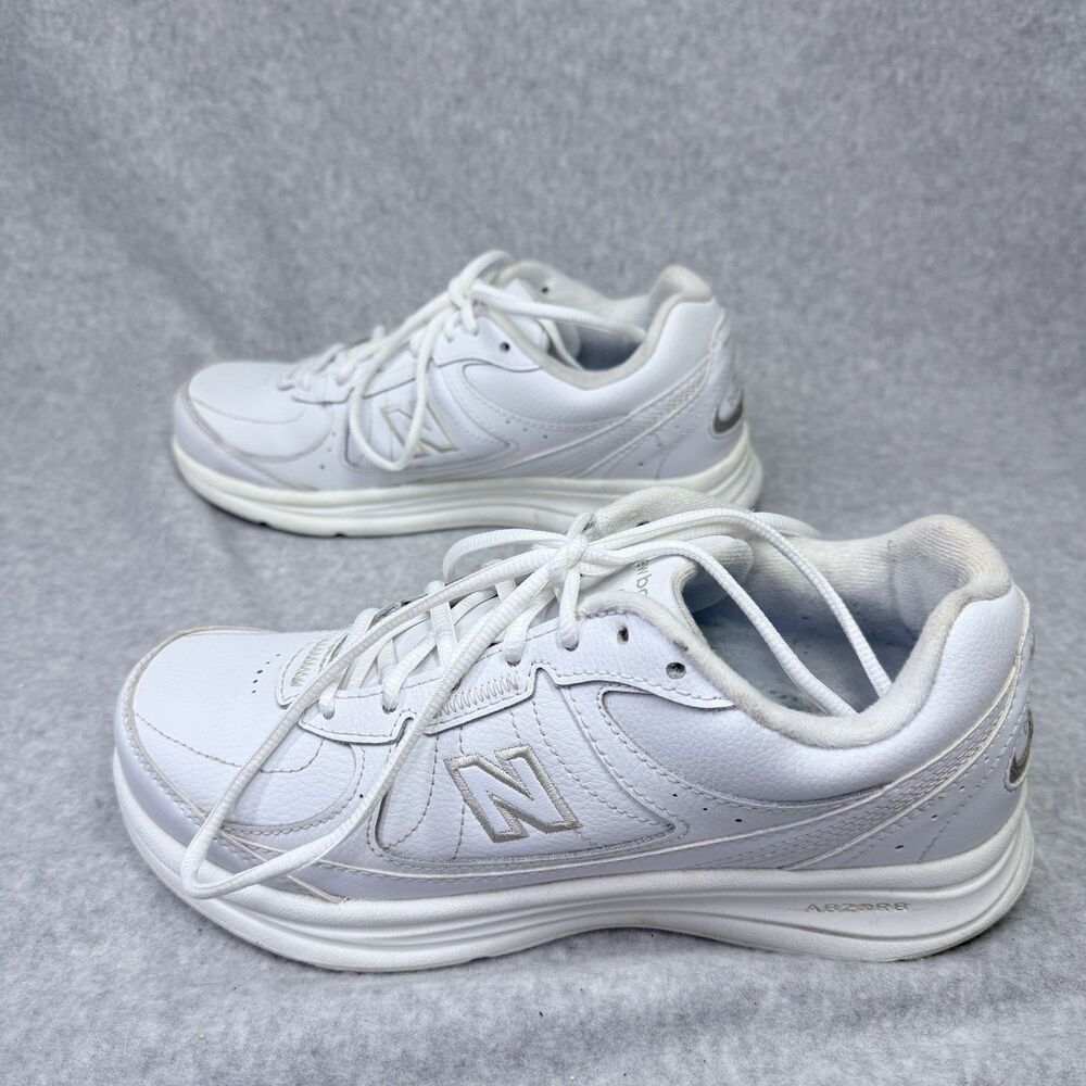 New Balance 577 Shoes Womens White Size 8.5 Lace‑Up Walking Tennis Lace Up - Picture 5 of 11